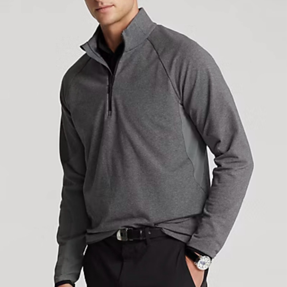 RLX Ralph Lauren Classic Fit Performance Quarter-Zip Pullover Moisture-Wicking